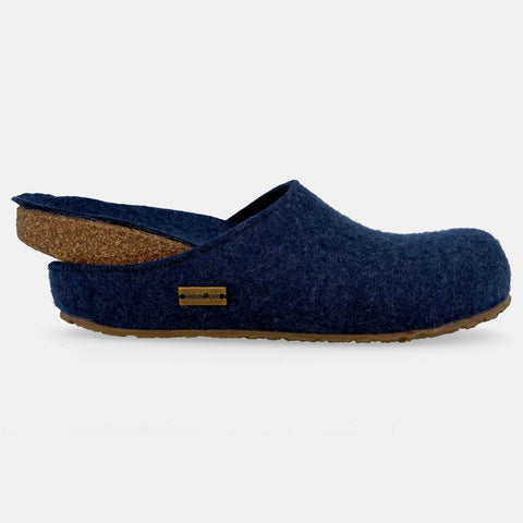 Haflinger Wechselfussbett Michl in Blau (Jeans)