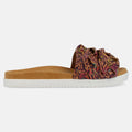 Haflinger Sandale Kreta in Bunt (Corkmulti Jungle) aus Leder mit stylischem Riemen Seitenansicht