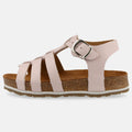 Haflinger Sandale Anni in Rosa aus Leder mit Riemchen und Schnalle  Seitenansicht