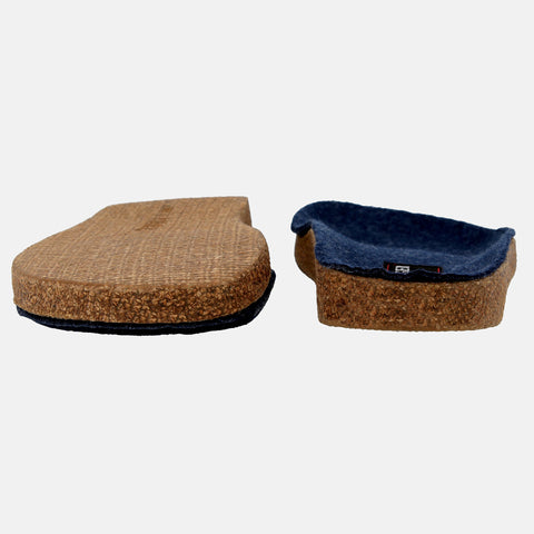 Haflinger Wechselfussbett Michl in Blau (Jeans)